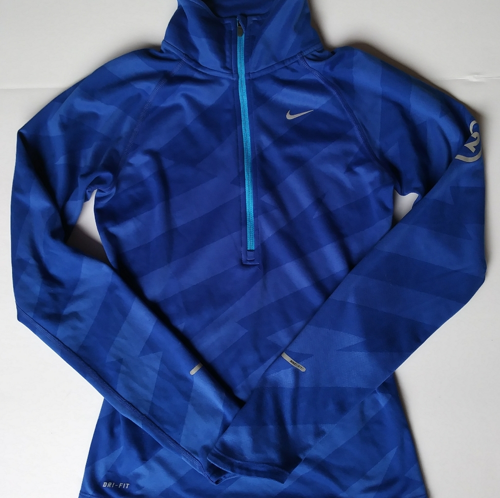 ❎FINAL PRICE❎ Blue Nike Dry Fit Jacket Long Sleeve - Picture 1 of 5